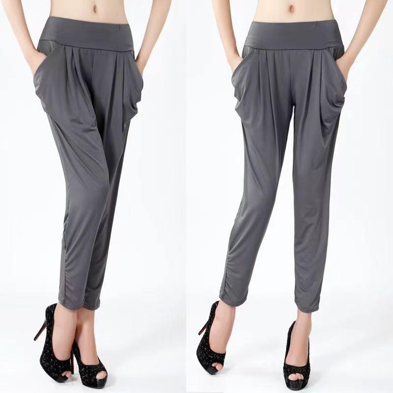 Cupro Foldover Relaxed Yoga Pant  | Womens Pants Clothing Pants