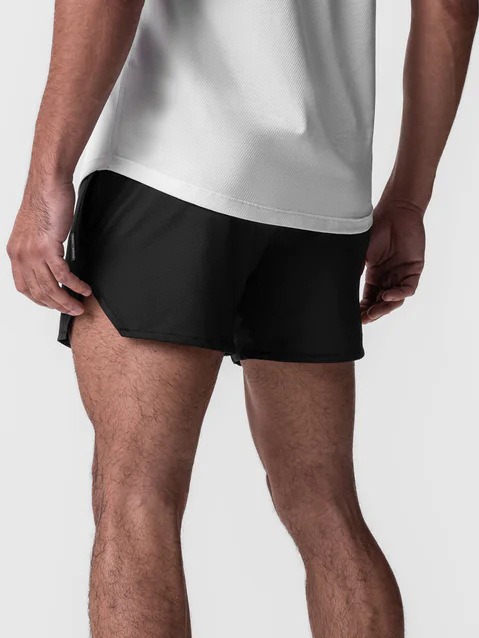 Fast And Free Split Short 3″  | Mens Shorts Clothing Black