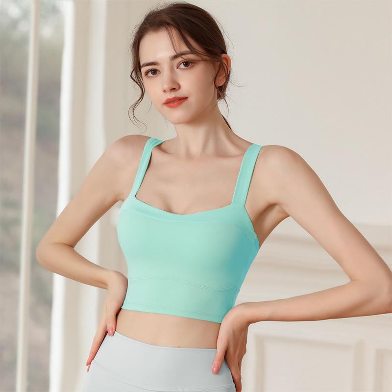 Like A Cloud Longline Bra,Light Support, D/Dd Cup  | Womens Sports Bras Clothing Jade Grey