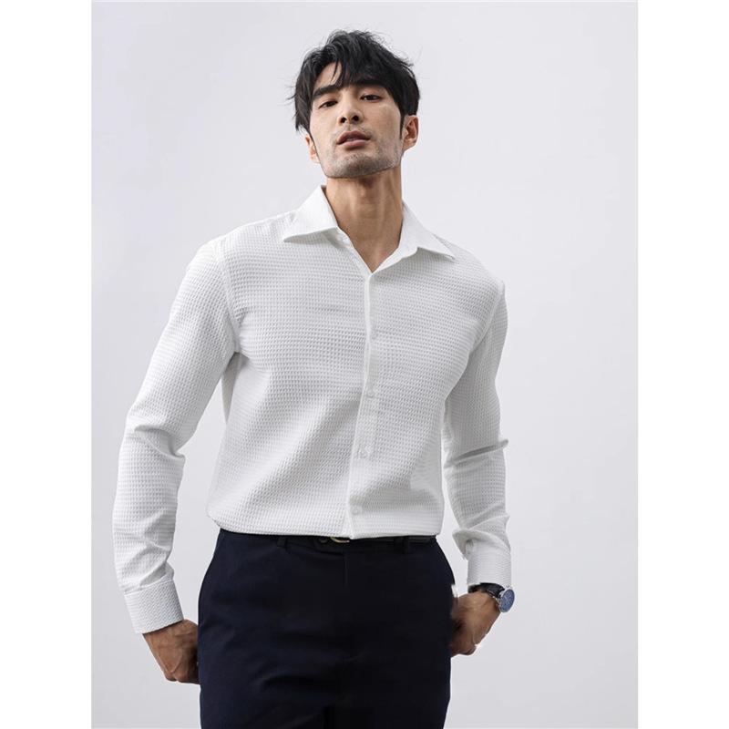 New Venture Classic-Fit Long-Sleeve Shirt  | Mens Shirts Clothing Mens