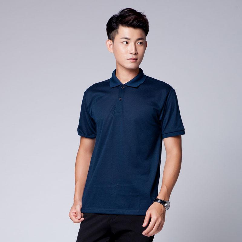 New Venture Short-Sleeve Knit Polo Shirt  | Mens Shirts Clothing Heathered True Navy