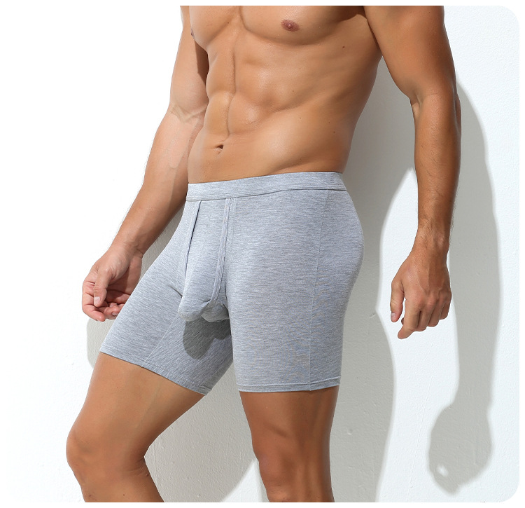 Rapid Vent Tech Boxer 5″  | Mens Underwear Clothing Heathered Rhino Grey