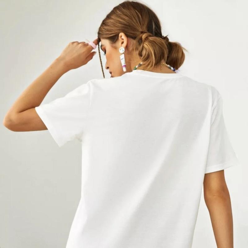 Relaxed-Fit Boatneck T-Shirt  | Womens Shirts Clothing Shirts