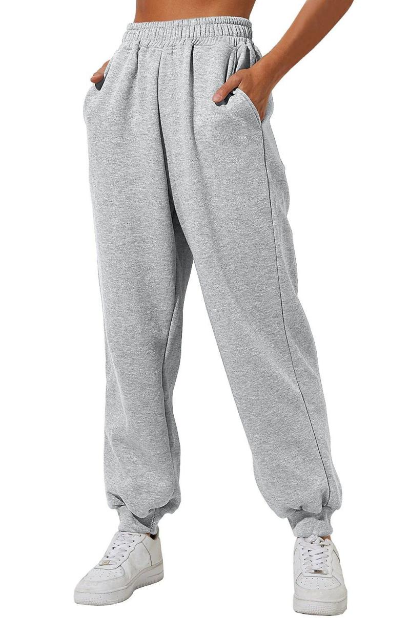 Scuba Mid-Rise Oversized Jogger,Regular  | Womens Pants Clothing Heathered Core Ultra Light Grey