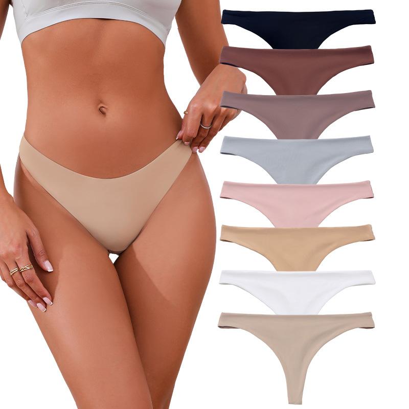 Wundermost Ultra-Soft Nulu Dipped-Waist Thong Underwear  | Womens Underwear Clothing Jade Grey